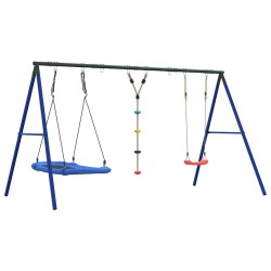 Jeu extérieur avec balançoire, balançoire à disque et nid 643114643114