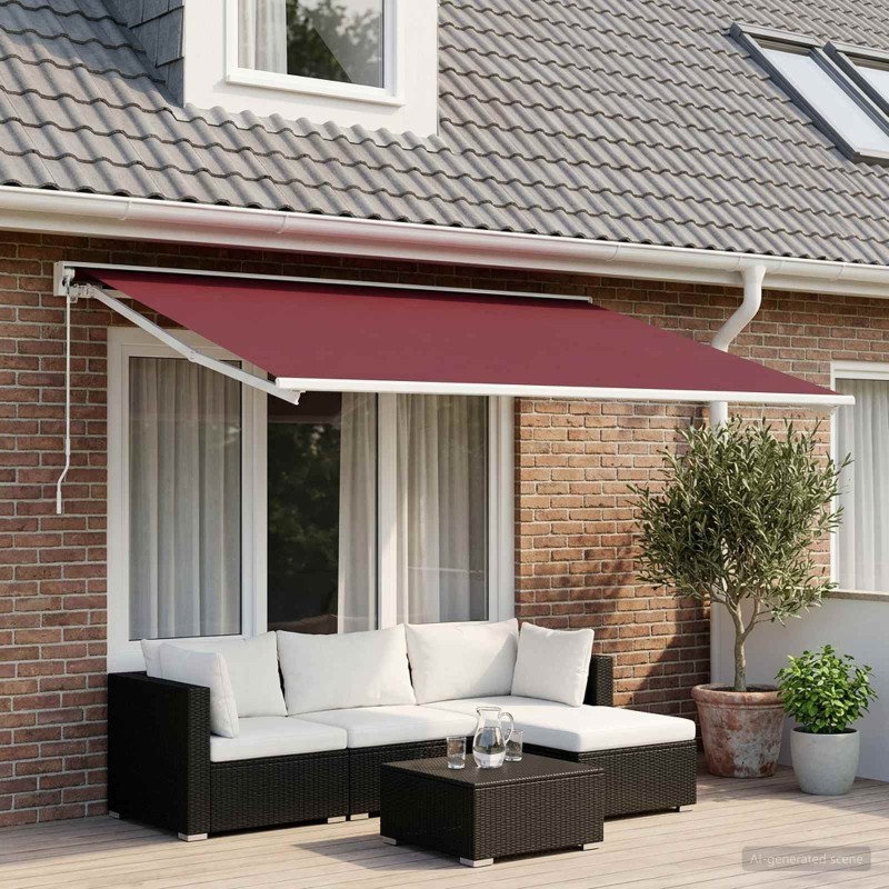 Toile de rechange pour auvent Rouge bordeaux 250 x 200 cm 643115643115