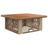 Ensemble de salle à manger pour jardin 3 pcs Beige et crème 643124643124