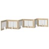Porte de chien pliable avec supports 6 pcs Chêne Sonoma 482 cm 643137643137