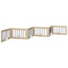 Porte de chien pliable avec supports 6 pcs Chêne Sonoma 602 cm 643142643142