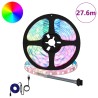Bande LED 12 pcs Noir et Transparent 2300 mm 643145643145