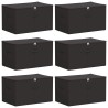 Boîte de rangement 6 pcs Anthracite 55 x 35 x 32 cm 643150643150