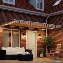 Cadre de store manuel avec LEDs 4,5 × 3,5 m 643151643151