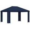 Pavillon 4 × 3 m Bleu Polyester et Acier 190 gsm 643154643154
