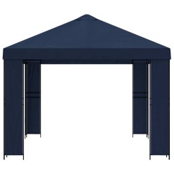 Pavillon 4 × 3 m Bleu Polyester et Acier 190 gsm 643154643154