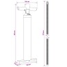 Pompe à main SUP avec manomètre Noir PP 643175643175