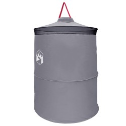 Tente de toilettes pop-up avec corde suspendue Gris et orange 643195643195
