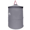 Tente de toilettes pop-up avec corde suspendue Gris et orange 643195643195
