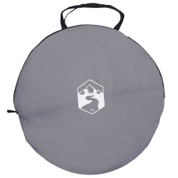 Tente de toilettes pop-up avec corde suspendue Gris et orange 643195643195