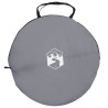 Tente de toilettes pop-up avec corde suspendue Gris et orange 643195643195