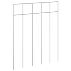 Panneau de clôture de jardin 12 pcs Acier galvanisé Argenté 643201643201