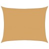 Voile d'ombrage 160 g/m² rectangulaire sable 6x7 m PEHD 643209643209