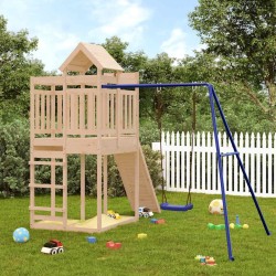 Aire de jeux d'extérieur bois de pin massif 643214643214