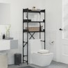 Étagère pour machine à laver Chêne noir 67 x 25 x 163 cm 643219643219