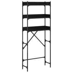 Étagère pour machine à laver Chêne noir 67 x 25 x 163 cm 643219643219