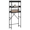 Étagère pour machine à laver Chêne noir 67 x 25 x 163 cm 643219643219