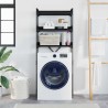 Étagère pour machine à laver Chêne noir 67 x 25 x 163 cm 643219643219