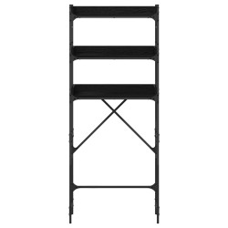 Étagère pour machine à laver Chêne noir 67 x 25 x 163 cm 643219643219