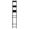 Étagère pour machine à laver Chêne noir 67 x 25 x 163 cm 643219643219