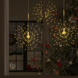 Feu d'artifice de Noël d'extérieur Blanc chaud 20 cm 140 LED 643229643229