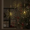 Feu d'artifice de Noël d'extérieur Blanc chaud 20 cm 140 LED 643229643229