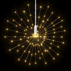 Feu d'artifice de Noël d'extérieur Blanc chaud 20 cm 140 LED 643229643229