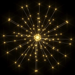 Feu d'artifice de Noël d'extérieur Blanc chaud 20 cm 140 LED 643229643229