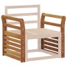 Accoudoir 2 pcs Naturel 58,5 x 8 x 60 cm Bois d'Acacia Massif 643231643231