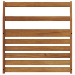 Accoudoir 2 pcs Naturel 58,5 x 8 x 60 cm Bois d'Acacia Massif 643231643231