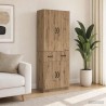 Ensemble de Meubles 2 pc Chêne artisanal Bois d'ingénierie 643232643232