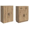 Ensemble de Meubles 2 pc Chêne artisanal Bois d'ingénierie 643232643232