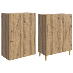 Ensemble de Meubles 2 pc Chêne artisanal Bois d'ingénierie 643233643233