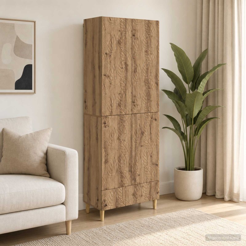 Ensemble de Meubles 2 pc Chêne artisanal Bois d'ingénierie 643234643234