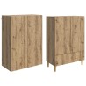 Ensemble de Meubles 2 pc Chêne artisanal Bois d'ingénierie 643234643234