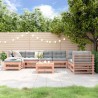 Salon de jardin 8 pcs bois massif douglas 643237643237