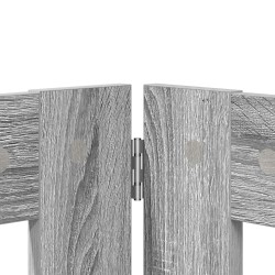 Porte de chien pliable avec supports 4 pcs Sonoma gris 321 cm 643247643247