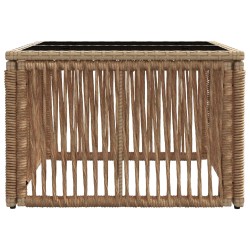 Table de Jardin Beige et Noir 55 x 55 x 37 cm 643251643251