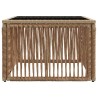 Table de Jardin Beige et Noir 55 x 55 x 37 cm 643251643251