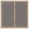 Table de Jardin Beige et Noir 55 x 55 x 37 cm 643251643251