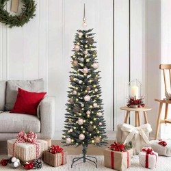 Sapin de Noël artificiel Vert 150 cm PVC, plastique et acier 643254643254