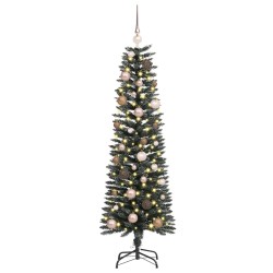 Sapin de Noël artificiel Vert 150 cm PVC, plastique et acier 643254643254