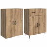 Ensemble de Meubles 2 pc Chêne artisanal Bois d'ingénierie 643261643261