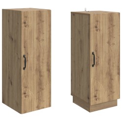 Ensemble de Meubles 2 pc Chêne artisanal Bois d'ingénierie 643262643262