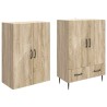 Ensemble de Meubles 2 pcs 66 x 34,5 x 95 cm Bois d'ingénierie 643263643263