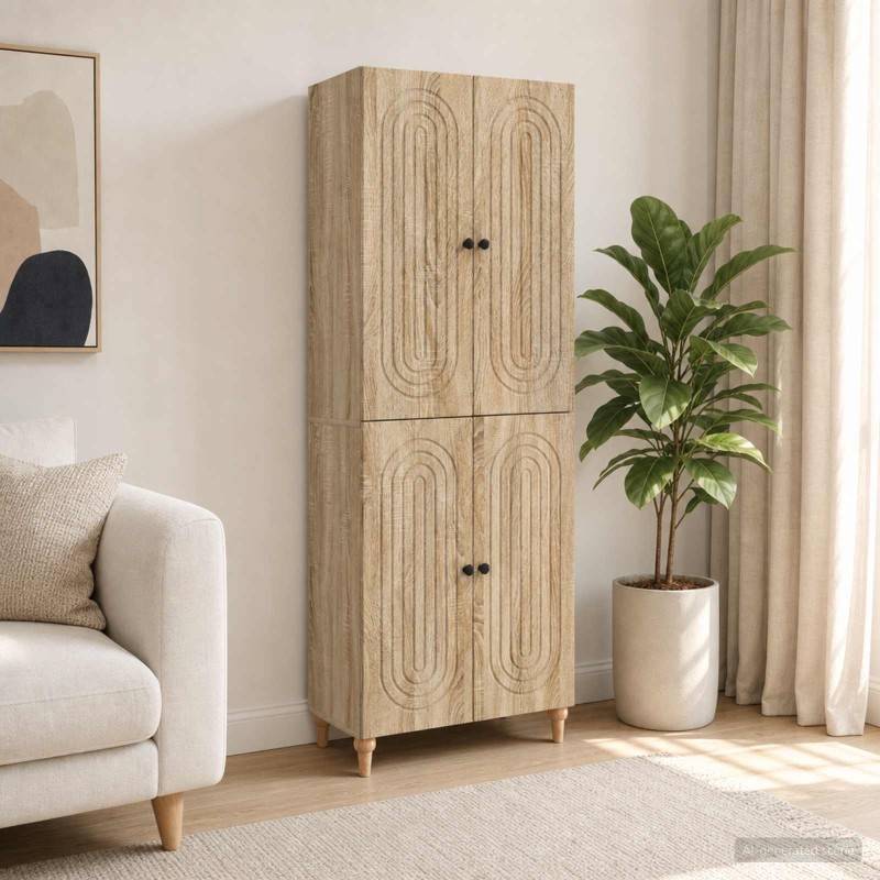 Ensemble de Meubles 2 pcs 66 x 34,5 x 90 cm Bois d'ingénierie 643265643265