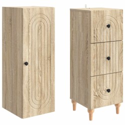 Ensemble de Meubles 2 pcs 33 x 34,5 x 90 cm Bois d'ingénierie 643270643270
