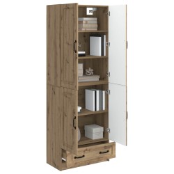 Ensemble de Meubles 2 pc Chêne artisanal Bois d'ingénierie 643271643271