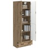 Ensemble de Meubles 2 pc Chêne artisanal Bois d'ingénierie 643271643271