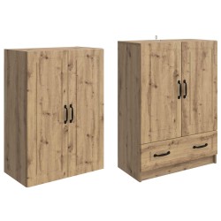 Ensemble de Meubles 2 pc Chêne artisanal Bois d'ingénierie 643271643271